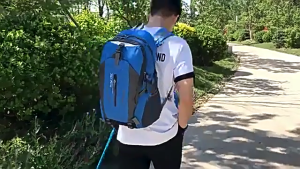 40L Daypack Splashproof Backpack for Women Men Camping Hiking Climbing Riding Breathable Large Capacity Travel Daypack