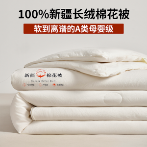 100% Xinjiang cotton quilt spring and autumn quilt winter quilt thickened all cotton air conditioning quilt core single dormitory summer cool quilt thin design