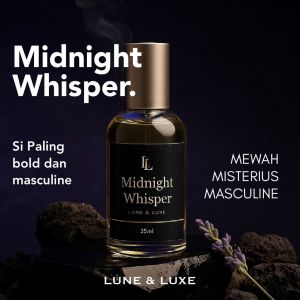 Parfum Pria Midnight Whisper Lune & Luxe 35ml | Wangi Mewah Misterius Maskulin Premium