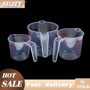 SDJZT Cốc đo bằng nhựa trong suốt đĩa đo chất lỏng Cân nhựa 250 500 1000ml