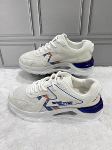 6609 IMPORT Sepatu Pria Putih Casual / Sneakers Trendy Premium Murah Ukuran 39-44