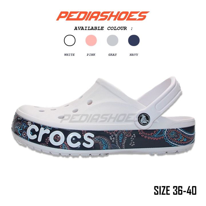 Crocss Bayaband Graphic Clog Bayaband Clog Sandal Unisex Pria Dan