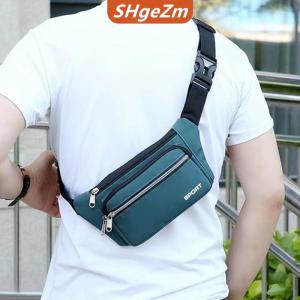 [COD] SHgeZm Thời Trang Người Đàn Ông Phụ Nữ Eo Túi Giản Dị Fanny Gói Ví Điện Thoại Lớn Vành Đai Túi Túi Du Lịch Ngoài Trời Túi Điện Thoại Chuối Hip Túi