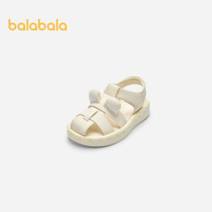 Balabala Childrens Sandals Girls Shoes 2024 Summer New Beach Shoes Cute Cute Cartoon Childrens Shoes Trend