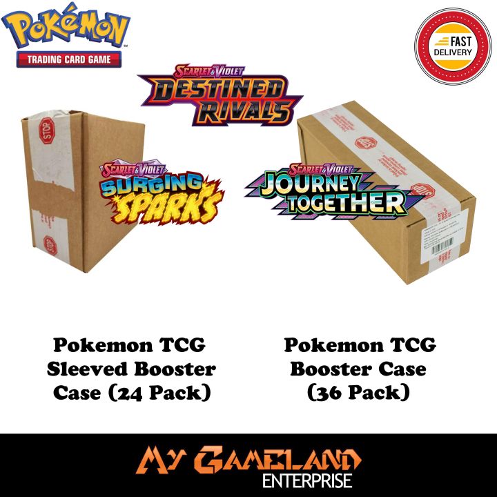 pokemon journey together booster box case Pokemon Journey Together Sleeved Booster Sealed Case