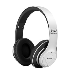 HEADPHONE BLUETOOTH OEM SUPER BASS HEADSET P47 HANDSFREE EARPHONE WIRELESS GROSIR