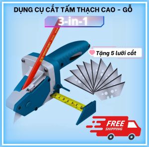 Dao cắt tấm  thạch cao chuyên nghiệp tặng kèm 5 lưỡi cắt