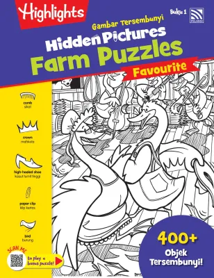 Hidden Pictures Highlights - Farm Puzzles (BIBM) Pelangi