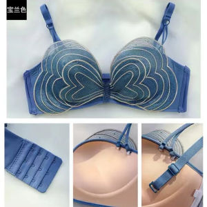 AMA NWE FASHION สุภาพสตรียุโรปและอเมริกาเซ็กซี่ชูดชั้นลูกไม้ชูดชั้นในหลังสวยลึก V รวบรวมสบายและระบายอากาศ