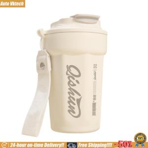 [Auto Vktech] 450ml Insulated Water Bottle Stainless Steel Thermal Coffee Mug Vacuum Water Bottle Sports Water Bottle for Camping Hiking