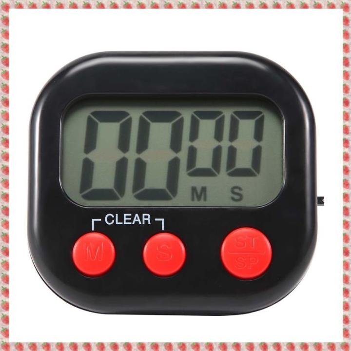 Kitchen Timer, Digital Visual Timer Magnetic Clock Stopwatch Countdown ...