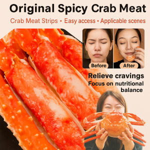 Crab Meat Pursuing Consumers Crab Meat Strips Applicable Scenes Relieve Cravings Edible Original Spicy