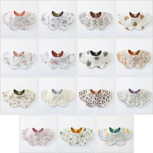 6-Lớp Yếm em bé Cho Trẻ Sơ Sinh Cotton khăn trẻ em Mềm Mại & Thoáng Khí Drooling Bib Trẻ Sơ Sinh Mọc Răng Bib Cho Ăn Giờ