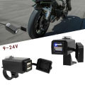 ที่ชาร์จโทรศัพท์มือถือ ที่ชาร์จ usb ติดมอเตอร์ไซค์ Motorcycle charger รุ่นกันน้ำ สำหรับรถมอเตอร์ไซค์. 