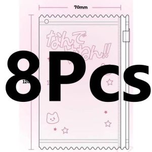 8Pcs/Set 3 inch Photocard Holder Cartoon Ita Bag Pins Badge Protector Case Anime Keychain Card Holder Decoration Bag birthday gift BOCCHITHE ROCK