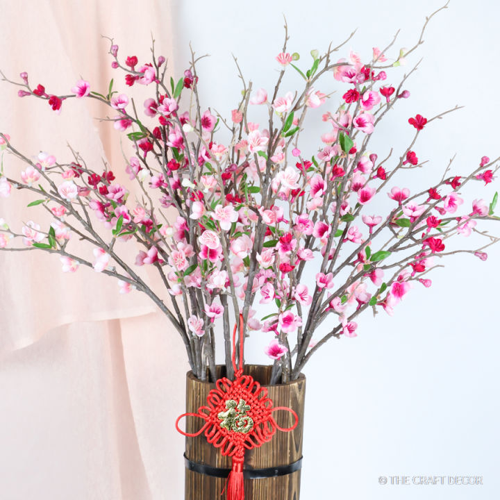 The Craft Decor Cherry Blossom Spray Bunga Sakura Hiasan CNY