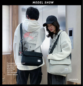 กระเป๋าสะพายผู้ชาย พร้อมส่ง 4 ช่อง 5 สี ขนาด 29x9x20 CM