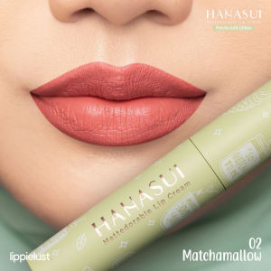 Hanasui Mattedorable Lip Cream Matcha Latte Edition