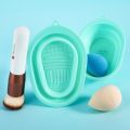 DUcare Brush Cleaning Mat Makeup Foundation Brush Cleansing Scrubber Foldable Silicone Washing Cosmetic Sponge Cleaner Bowl Pad【Post in 24 Hours & 90 Days Warranty Services】. 