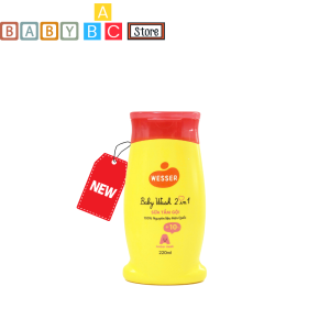 Sữa Tắm Gội Wesser Chai 220ml Sữa Tắm Trẻ Em An Toàn Cho Bé Sơ Sinh