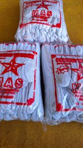 12 PASANG Sarung Tangan Putih Proyek Industri Otomotif  Perkebunan Sawit  Multifungsi Termurah