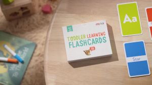 Toddler Flash Cards Set of 58 Alphabet Letters Colors Shapes and Numbers - Educational Preschool Flashcards Double-Sided for 1-4 Years Old - Toddler Learning Activities