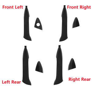 Exterior Outside Door Handle Front Rear Left Right For 2011-2016 Hyundai Elantra Coupe 82661-3X000 82651-3X000