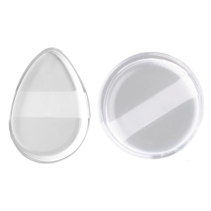 Trong suốt đệm Silicon Puff không thấm nước Dụng Cụ Tán trang điểm thực tế tái sử dụng mỹ phẩm Applicator cho phụ nữ