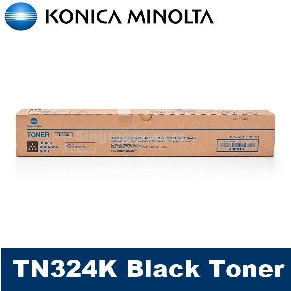 Original Konica Minolta TN324K Black Toner Cartridge For Bizhub C258