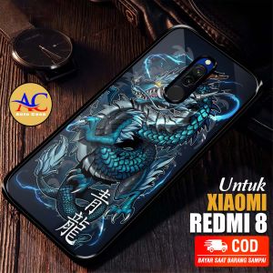 Case Premium Compatible For REDMI 8 Motif NAGA Case Casing Softcase Glossy Anti Jamur