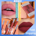 Matte Lipstick Liquid Lipstick Lipgloss for Women labiales mate 24 horas originales matte Deep Red Original 24 Hour Matte Lipstick Lip Stain Long Lasting Waterproof Lipstick. 