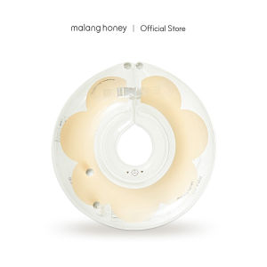 [Malang Honey] Inflatable Newborn Infant Neck Tube Swim Tube with Organic Cover Set for Baby 0-18 months