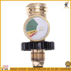 [Lyoutdoor] Bộ phận cố định và van khí Propan áp kế với máy phát hiện rò rỉ tích hợp để giám sát khí an toàn và chính xác
