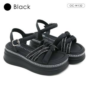 OCTAVIA Sandal Slingback Wedges Heels Wanita #OC-W132