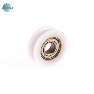 XUNYU3 Di chuyển cửa và cửa sổ trượt bánh xe 626 mang ròng rọc 6x22x7 mét phẳng bánh xe hình chữ U rãnh Nylon Pad tiêm vật liệu