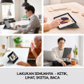 Logitech Combo Touch Keyboard Case Backlit untuk iPad Air. 