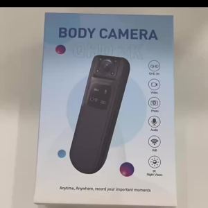 KARSOUL HD 2K Motorcycle Bike Car DVR Infrared Night Vision 64G WiFi Portable Recorder Wearable Mni Cam with 180 Rotatable for Daily Record