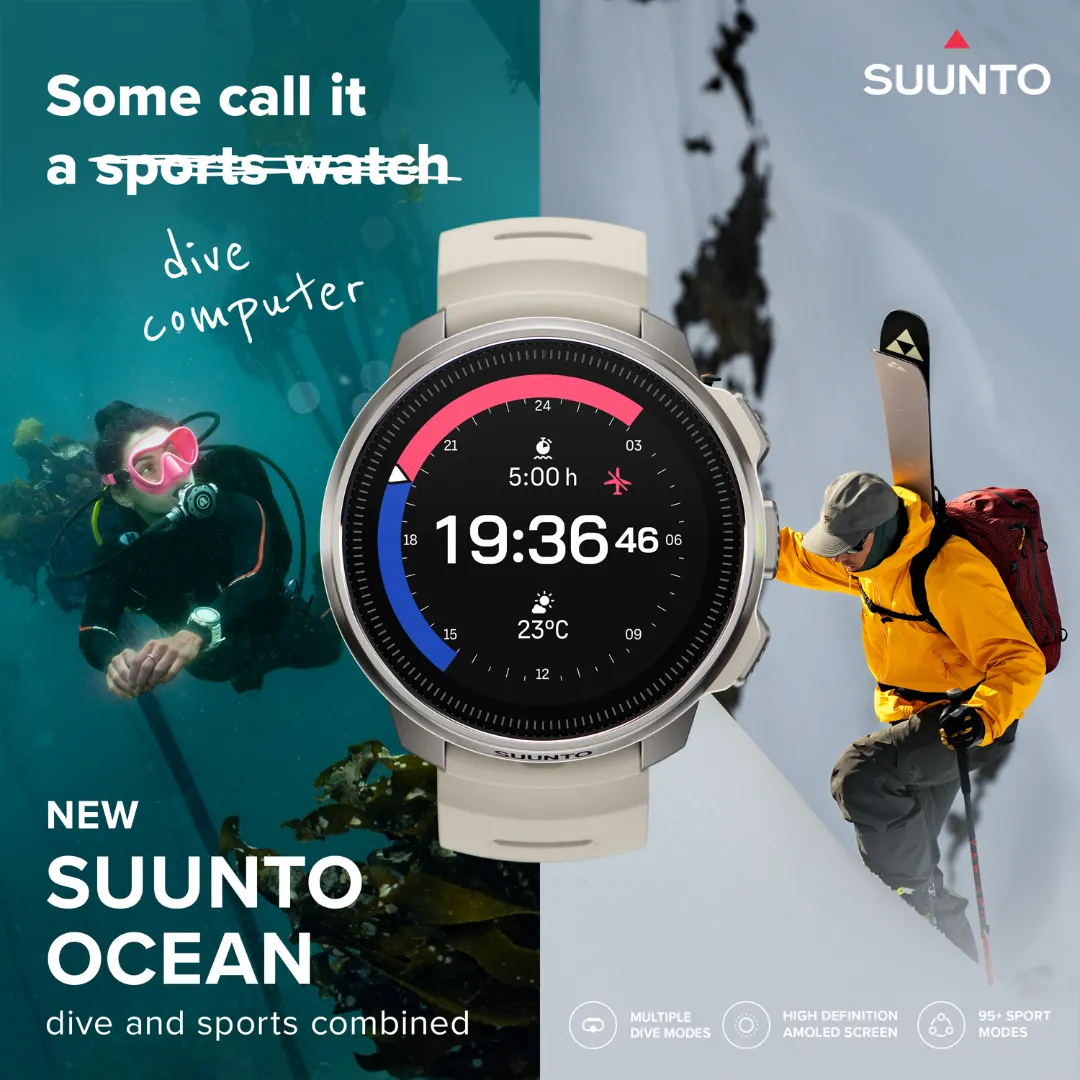 Suunto Ocean - Dive Computers ไดฟ์คอม นาฬิกาสปอร์ต GPS นาฬิกาดําน้ํา