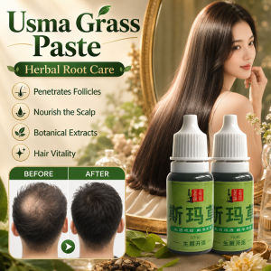 Pure Usma Grass Juice Hair Growth Serum Anti Hair Loss Treatment Promotes Thicker Stronger Hair Natural Hair Growth Liquid Usma Grass Extract For Hair Regrowth