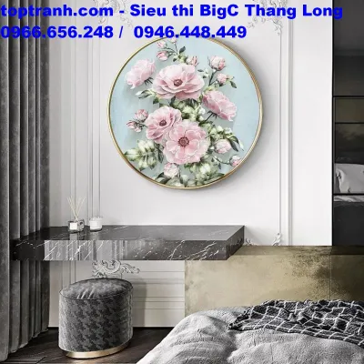 Tranh thêu chữ thập cành hoa hồng nhỏ DX1110 chưa thêu