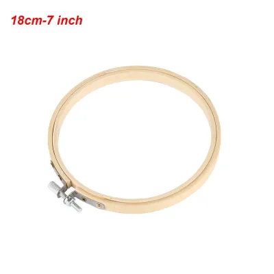 UDECI craft Bamboo Diy Cross Stitch Frame Sewing Tools Embroidery Hoop Round Loop