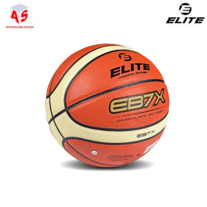 Elite EB7X 12 Panel Premium Leather Basketball Official Size and Weight Size 7 Ball