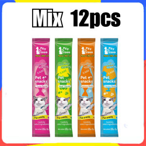 SEE Makanan Kucing Murah Wet Food Cat Treat Stick Kucing Jajan Kucing Cat Food Stick Cat Snack Stick 猫条 貓條 主食 Basah