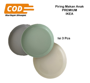 Piring isi 6 | Piring Plastik Set | Piring Makan Plastik Tebal dan Tahan Panas