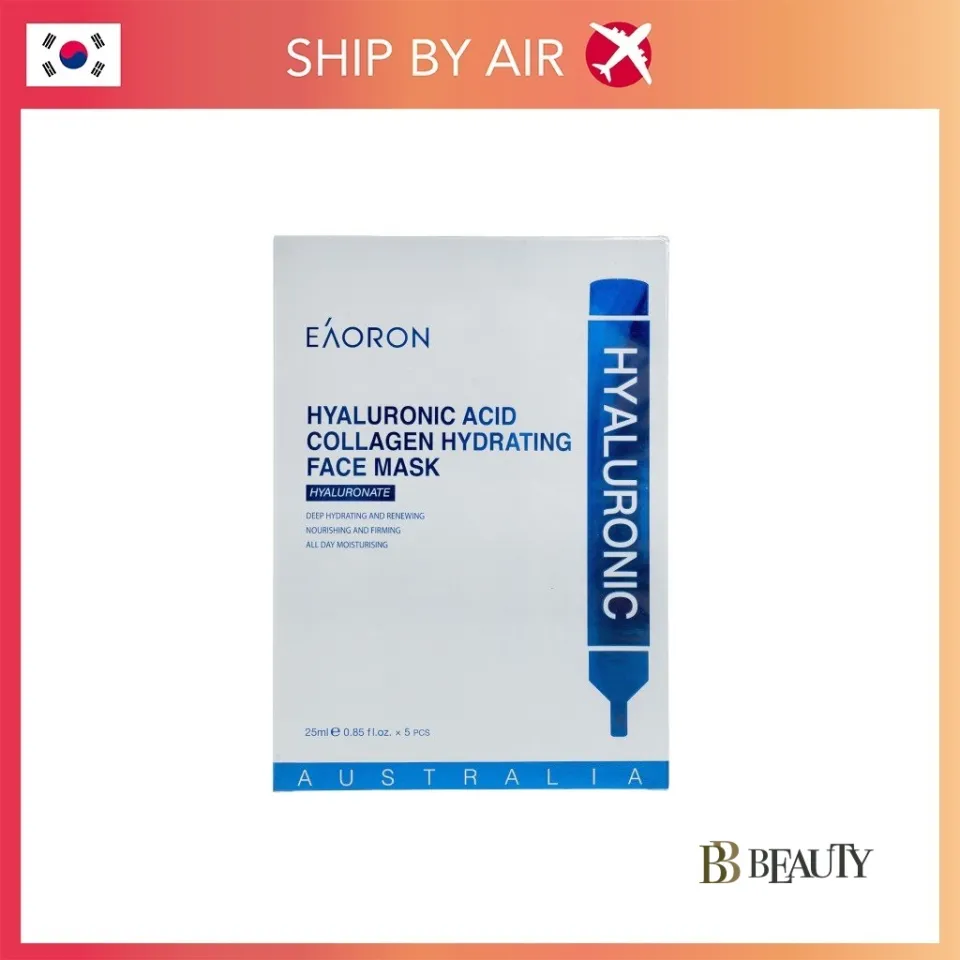 EAORON Hyaluronic Acid Glutathione Essence Face Mask (5pcs/Box)