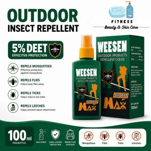 WEESEN Mosquito Repellent Spray Outdoor 100ml Penghalau Nyamuk Mokito Ubat Nyamuk 驱蚊水喷雾剂