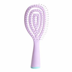 LIWU Chống tĩnh điện Lược chải tóc Hình bầu dục Khoét rỗng Lược massage da đầu Sử dụng ướt và khô Lược gỡ rối tóc Dụng cụ tạo kiểu tóc