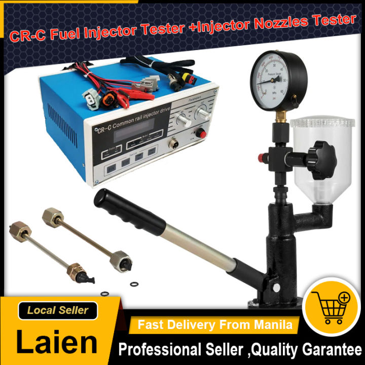 Car Fuel Injector Calibrator + CR-C Tester Diesel Common Rail Injector ...