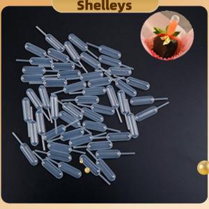[Shelleys] 100pcs Plastic Squeeze 4ml Transfer Dropper Disposable Pipettes For Cupcake