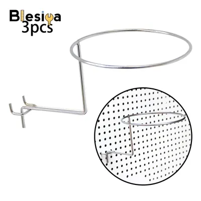 Blesiya Pegboard trưng bày Mũ Móc treo tủ móc dán tường đa chức năng tiết kiệm không gian cho nhà để xe Trailer mạnh mẽ đường kính 13cm